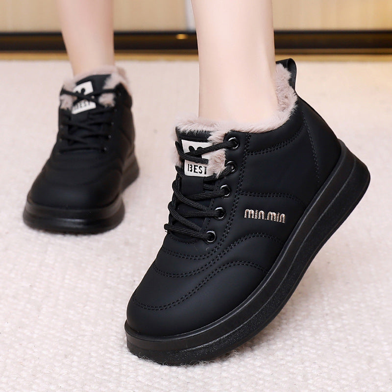 Damen Sportliche Winter Sneakers mit warmem Futter und robuster Sohle R&B
