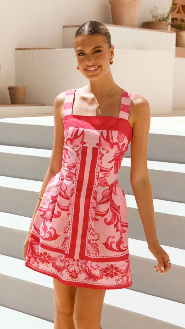 Damen Sommerkleid mit elegantem Design und praktischen Taschen R&B