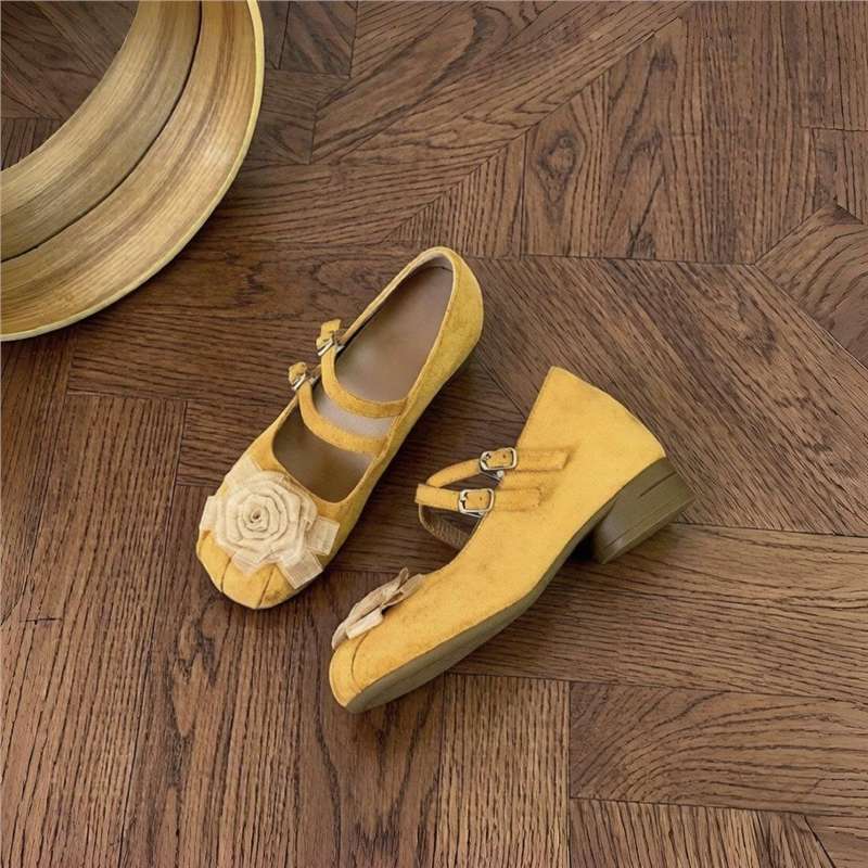 Damen Ballerinas mit dekorativem Blumenmotiv R&B