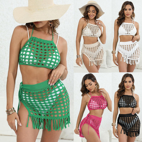 Damen Zuschauerfreundliches Strickoberteil und Rockset R&B