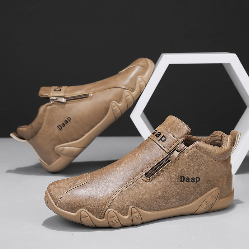 Damen Sportliche Stiefeletten mit praktischem Reißverschluss und rutschfester Sohle R&B