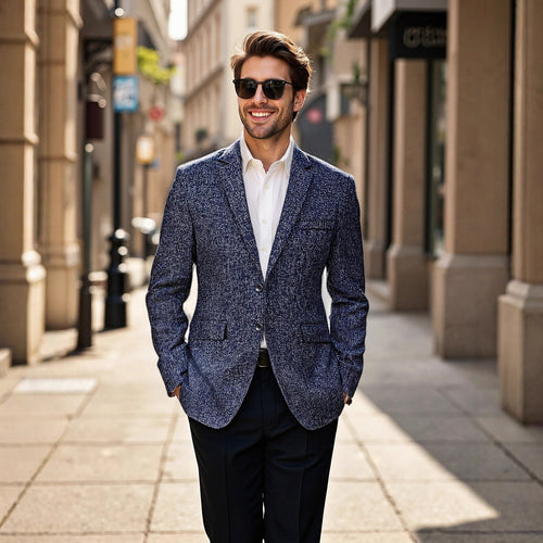 Herren eleganter Freizeitblazer R&B