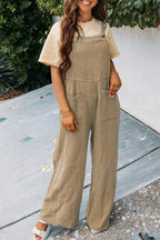 Damen Lässiger Overall mit praktischen Taschen und weitem Bein R&B