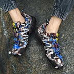 Damen Sportliche Trail-Laufschuhe mit robuster Sohlenkonstruktion und atmungsaktivem Obermaterial R&B