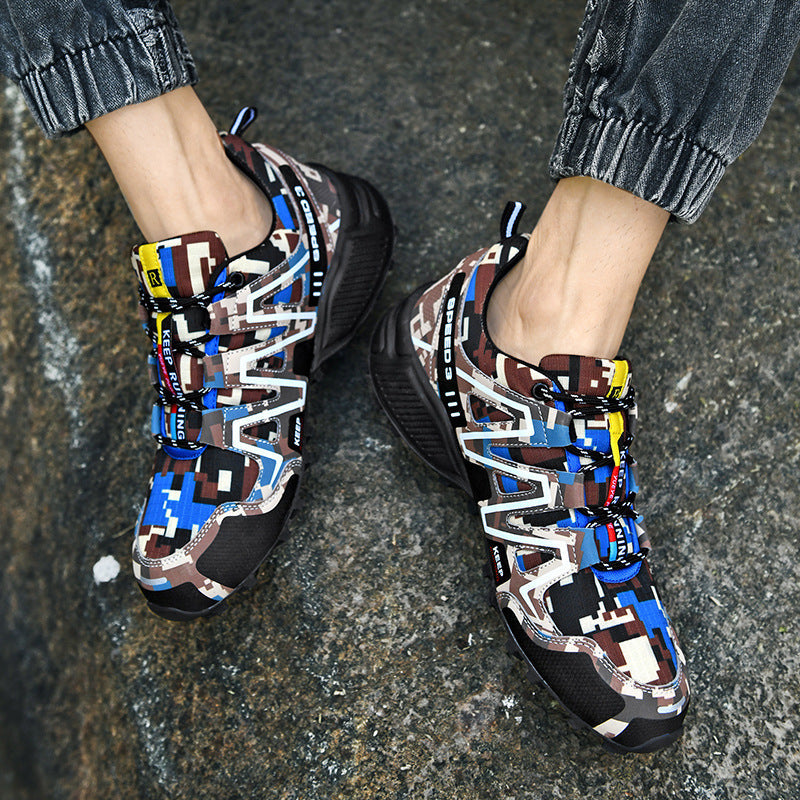 Damen Sportliche Trail-Laufschuhe mit robuster Sohlenkonstruktion und atmungsaktivem Obermaterial R&B