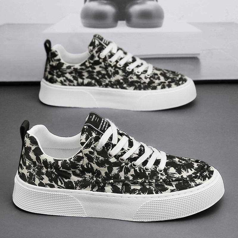 Damen Sneakers mit floralem Muster und rutschfester Sohle R&B