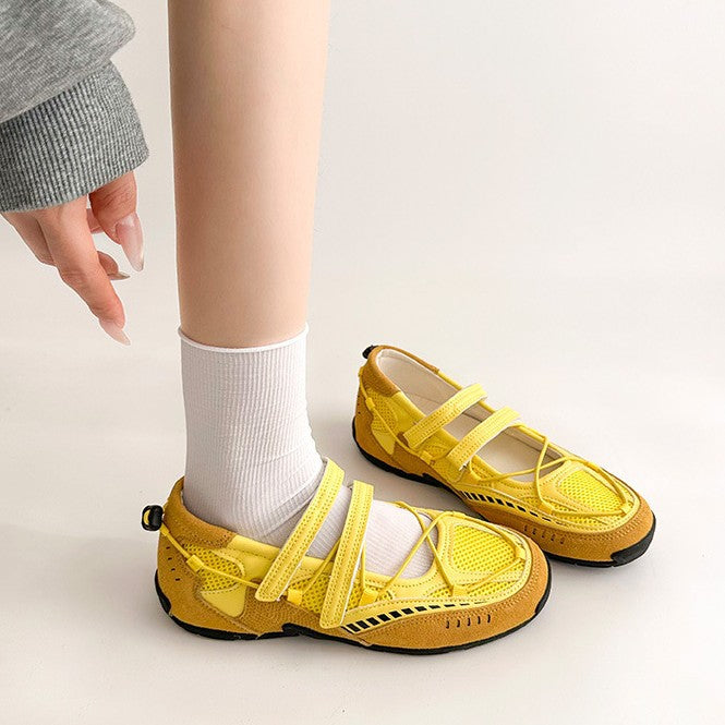 Damen Freizeitschuhe mit elastischem Riemchen-Design für optimalen Halt R&B