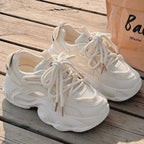 Damen Sportliche Sneakers mit einzigartigem Komfort-Design und atmungsaktiver Mesh-Oberfläche
