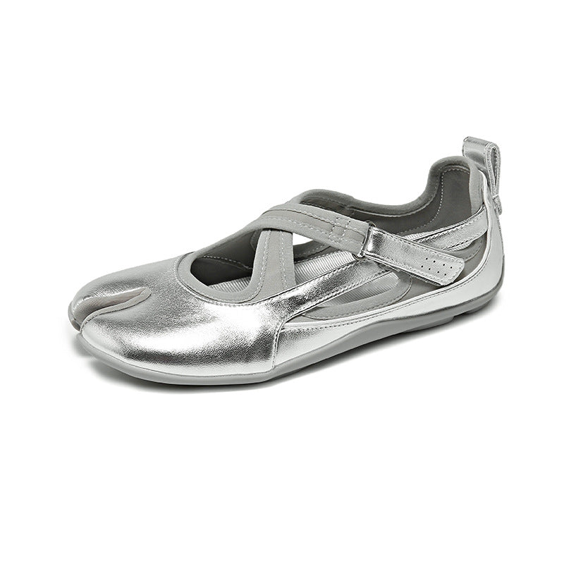 Damen Sportliche Ballerinas mit flexiblem Riemchen und atmungsaktivem Obermaterial R&B