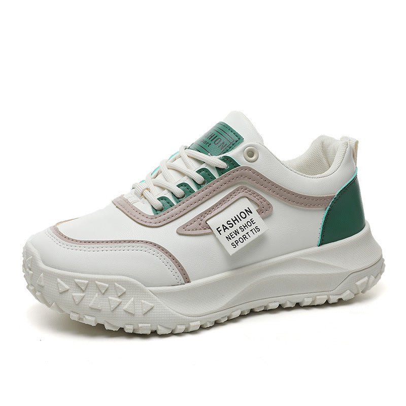 Damen sportliche Sneakers mit rutschfester Profilsohle und atmungsaktiver Obermaterialstruktur R&B