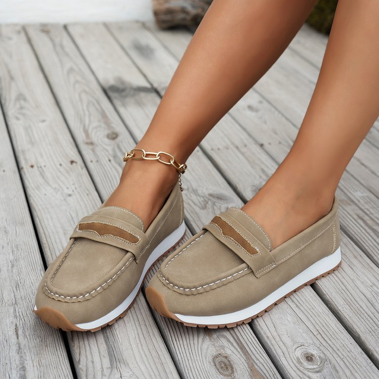 Damen Elegante und bequeme Mokassins