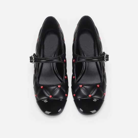 Damen Ballerinas mit eleganter Schnallenakzentgestaltung R&B