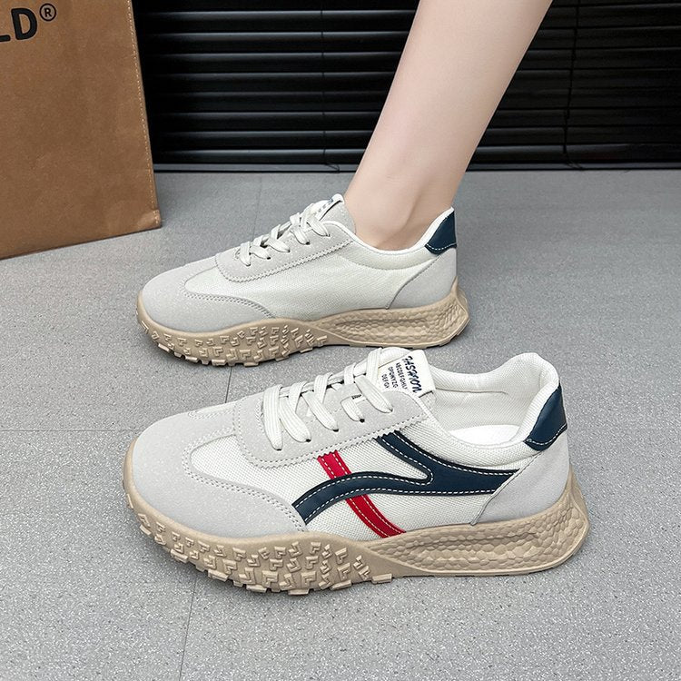 Damen Modische Lauf-Sneaker mit gepolsterter Sohle und atmungsaktivem Obermaterial R&B