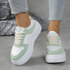 Damen Sneakers mit Komfort-Plateausohle und modischen Details R&B