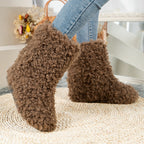 Damen stylische und komfortable Kuschel-Stiefel R&B