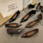 Damen elegante spitze Pumps R&B