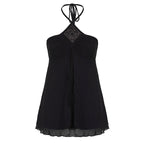 Damen Halteroberteil mit elegantem Spitzendetail R&B