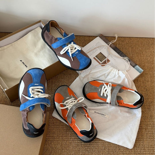 Damen Atmungsaktive Freizeitschuhe mit innovativem Klettverschluss und dämpfender Sohle R&B