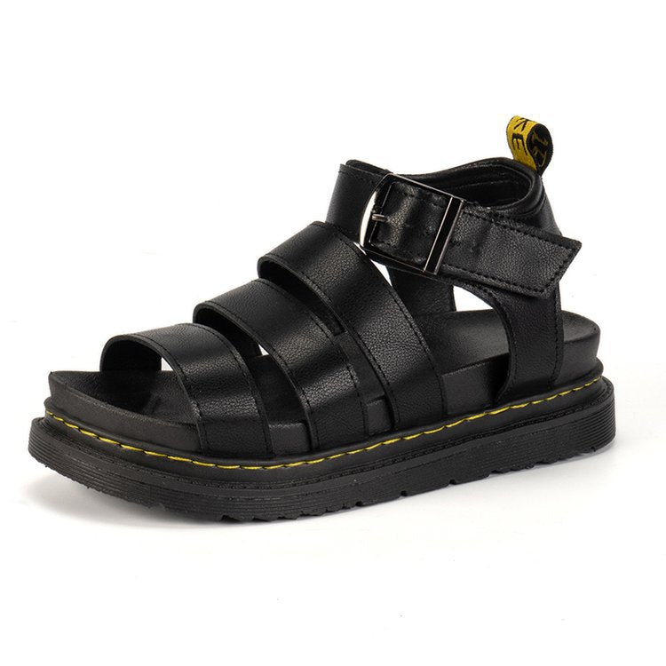 Damen Komfortable Riemchen-Sandalen mit verstellbarem Riemendesign und rutschfester Sohle R&B