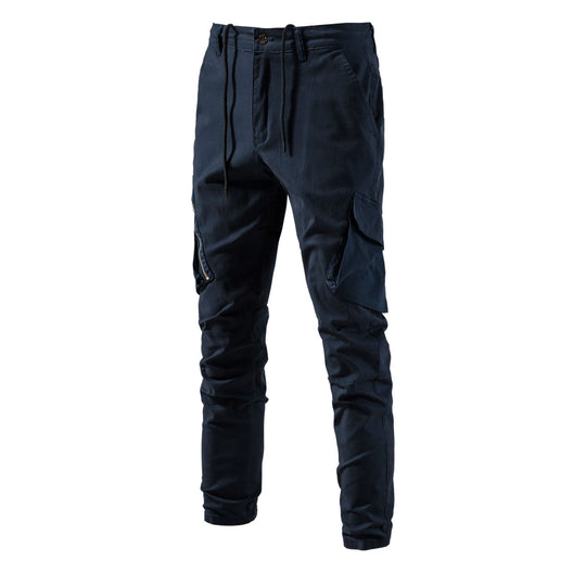 Herren Cargo-Hose mit funktionalen Taschen und elastischem Bund R&B