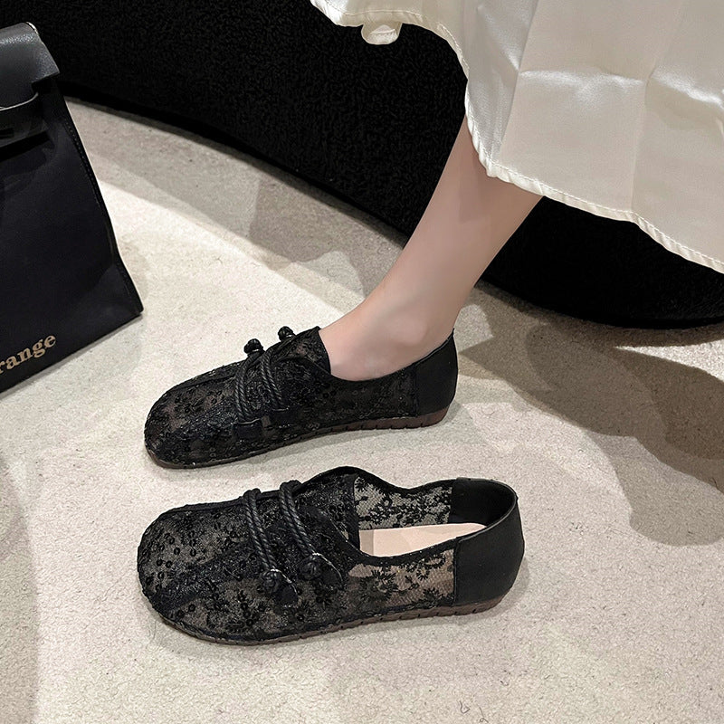 Damen Bequeme Slipper mit schimmerndem Paillettenmuster R&B