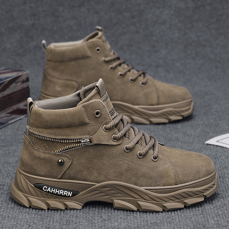 Damen Hohe Sneaker mit einzigartiger Reißverschluss-Detail und robustem Profil R&B
