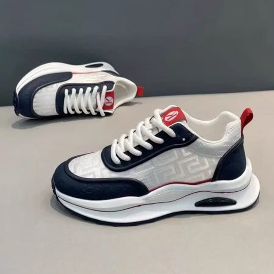 Damen Freizeitsneaker mit atmungsaktiver Oberflächenstruktur und dämpfender Sohle R&B