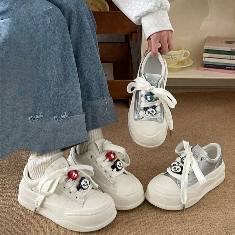 Damen Sneaker mit einzigartigem Design und dekorativen Schnürakzenten R&B