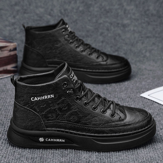Damen Modische High-Top Sneakers mit atmungsaktiver Oberflächenstruktur R&B