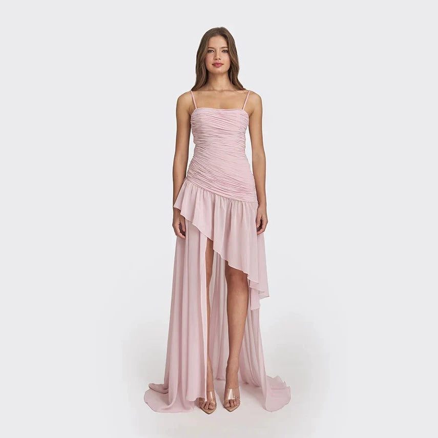 Damen Elegantes Kleid mit raffiniertem Rüschendesign R&B