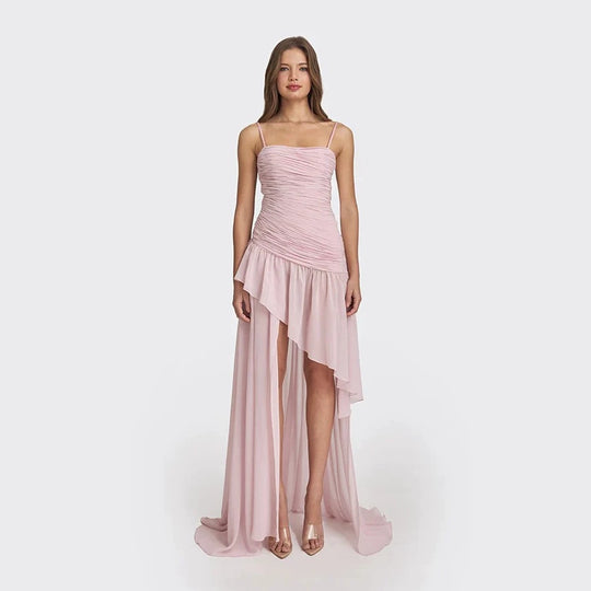 Damen Elegantes Kleid mit raffiniertem Rüschendesign R&B