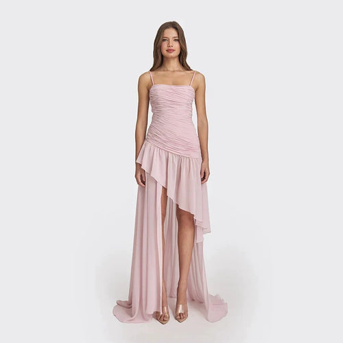Damen Elegantes Kleid mit raffiniertem Rüschendesign R&B