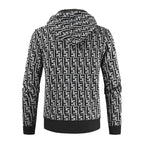 Herren Warm gefütterte Kapuzenjacke R&B