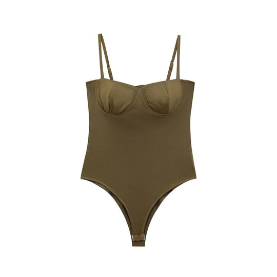 Damen stilvoller Bodys mit Bügel und verstellbaren Trägern R&B