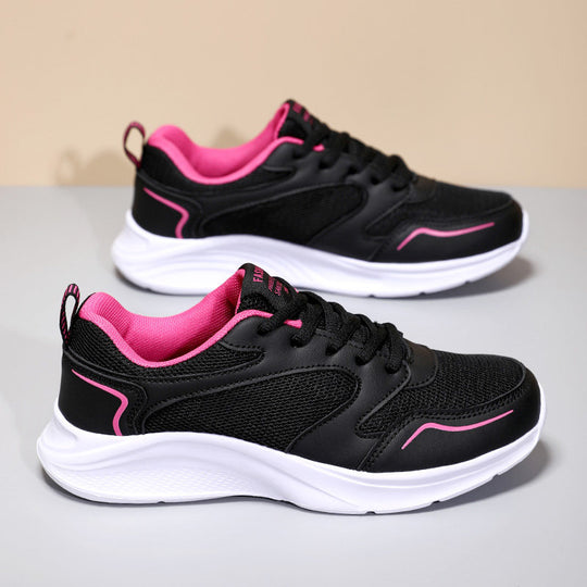 Damen Sportliche Laufschuhe mit atmungsaktiver Mesh-Oberfläche und dämpfender Sohle R&B