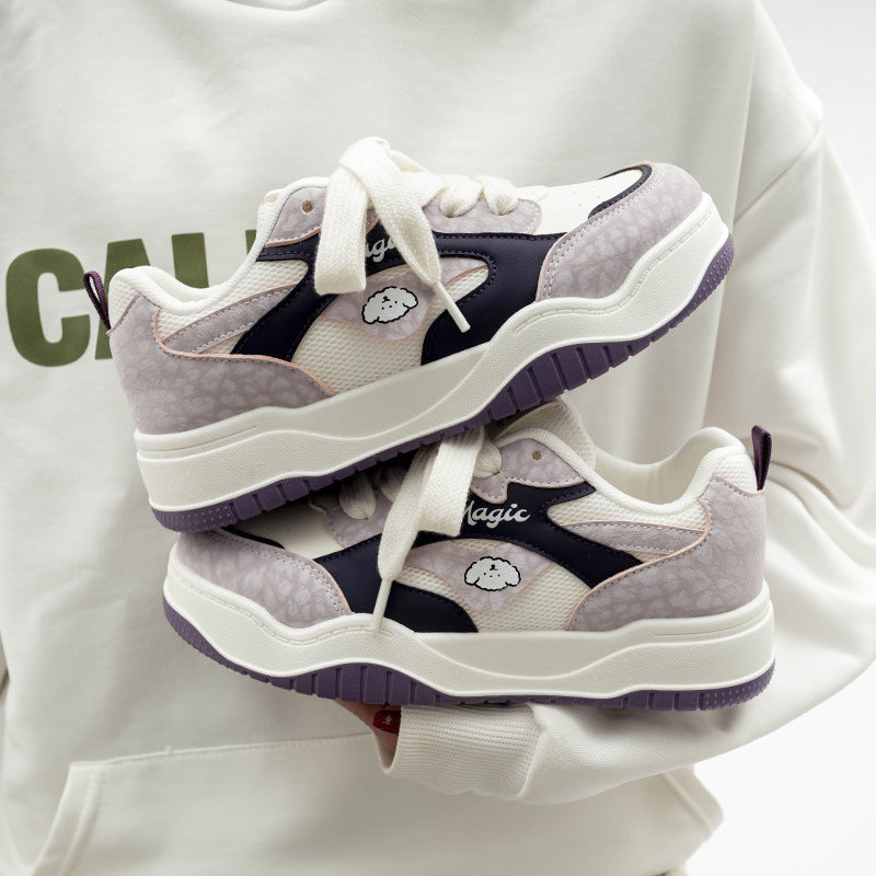 Damen Sportliche Sneaker mit verspieltem Tiermotiv und bequemer Dämpfung