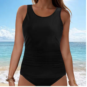 Damen Tankini-Oberteil mit Raffung R&B