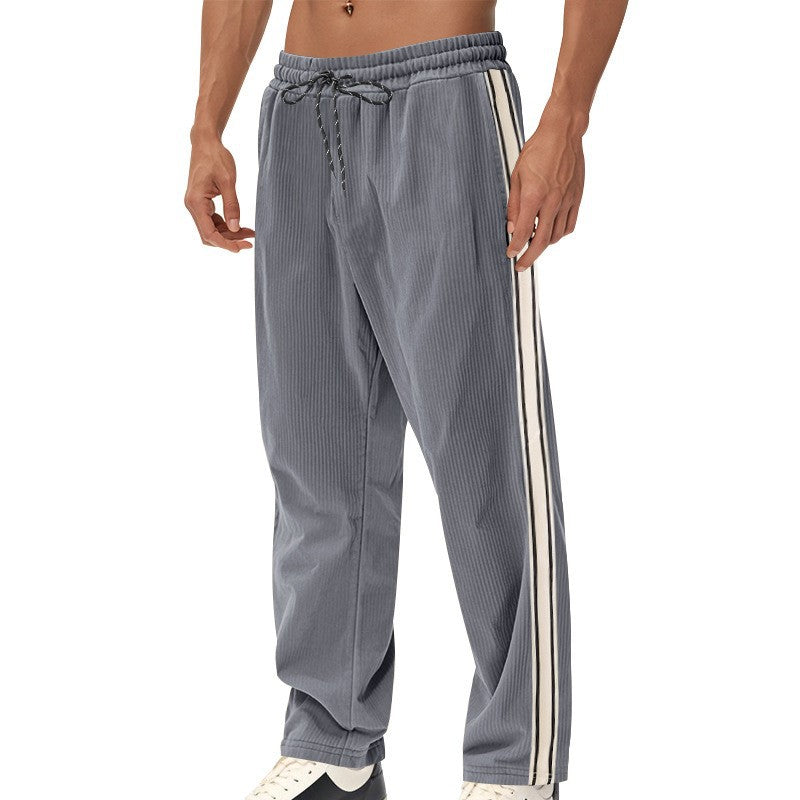 Herren Sportliche Freizeitpants mit innovativem Schnitt und seitlichen Streifen R&B