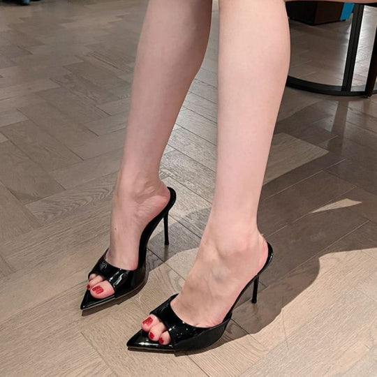 Damen elegante Slingback-Pumps mit öffentlichem Zehenbereich R&B