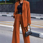 Damen Oversize Blazer Damen Set