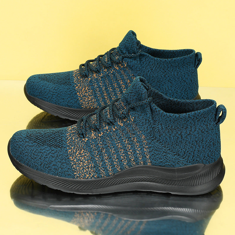 Damen Sportliche Stricksneaker mit elastischem Schaft und rutschfester Sohle R&B