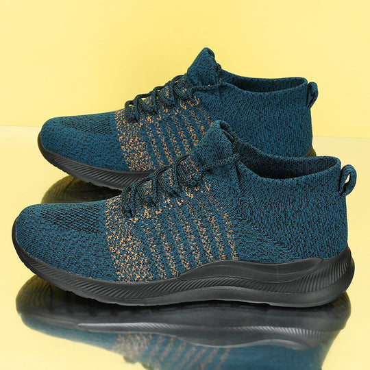 Damen Sportliche Stricksneaker mit elastischem Schaft und rutschfester Sohle R&B
