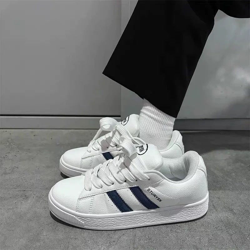 Damen Sportliche Sneaker mit klassischem Streifendesign R&B