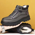 Damen Warm gefütterte Winterstiefel mit rutschfester Sohle