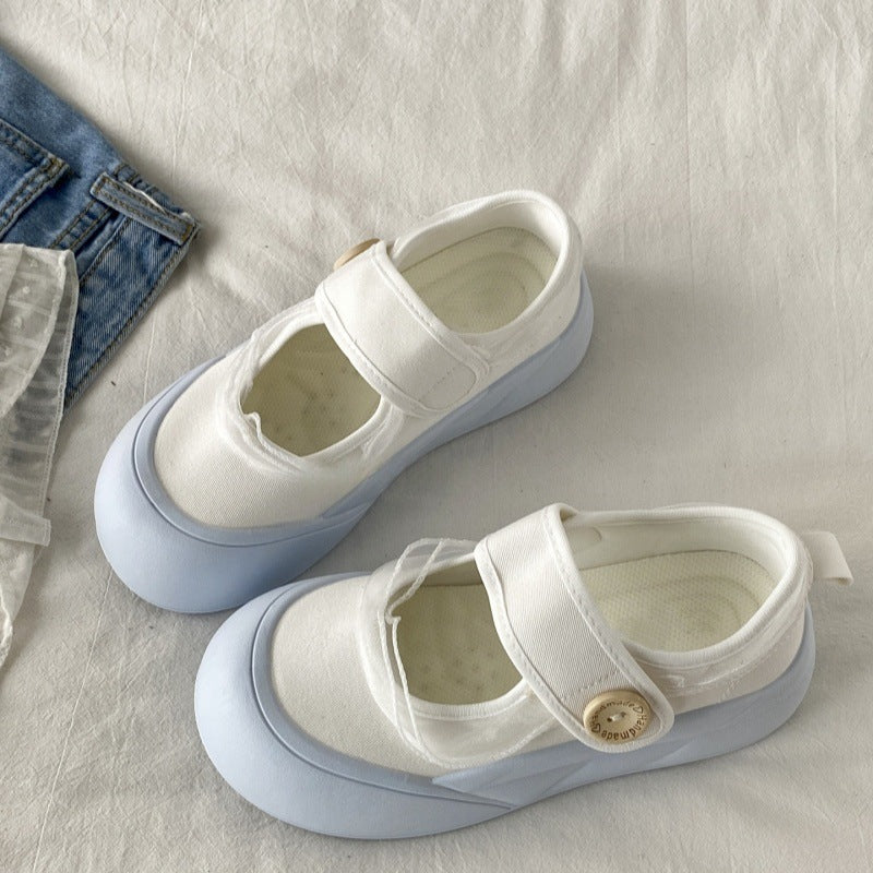 Damen Komfortable Slipper mit praktischem Klettverschluss R&B