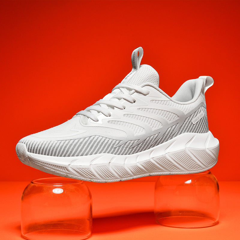 Damen Sportliche Lauf-Sneaker mit atmungsaktiver Oberflächenstruktur und dämpfender Sohle R&B
