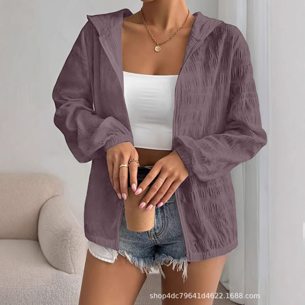 Damen lässige Kapuzenjacke R&B