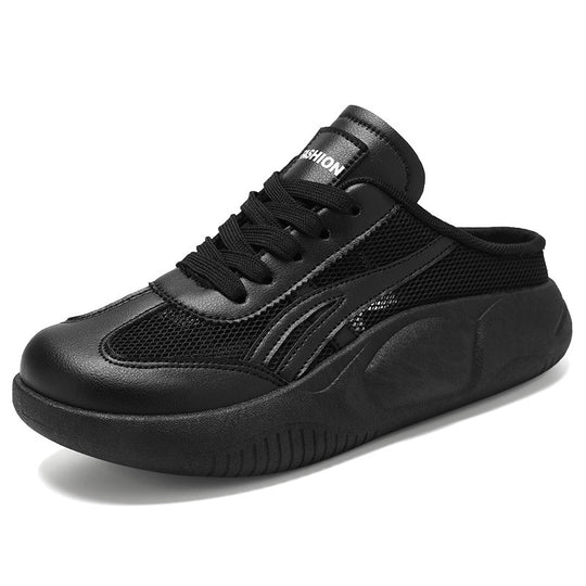 Damen Sportliche Slip-On Sneakers mit luftiger Mesh-Oberfläche und dämpfender Sohle R&B