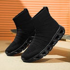 Damen Hochmodische Strick-Sneaker mit flexibler Sohle R&B