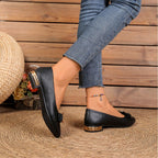 Damen Elegante Ballerinas mit glänzendem Schleifen-Detail R&B